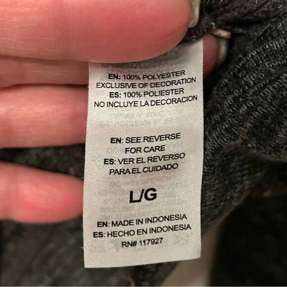 Head Quarter Zip Hoodie Women's Size Large Workout Activewear Gym Athletic Run - Picture 7 of 8